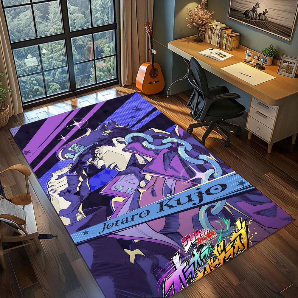 Ковер с Дио Брандо из JoJo для гостиной, спальни, домашнего декора, классный коврик из фильма, игровой коврик для пола
