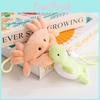 Animal Plush Keyring Featuring Octopus Seahorse Turtle Crab And Clam