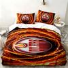 Набор Edmonton Oilers из 3 предметов Идеально подходит для спальни Удобный комплект постельного белья включает пододеяльник и две наволочки Идеальный подарок на день рождения или Рождество