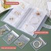 Transparent Jewelry Organizer Booklet Portable Dustproof Album Necklace Bracelet Ring Book Holder