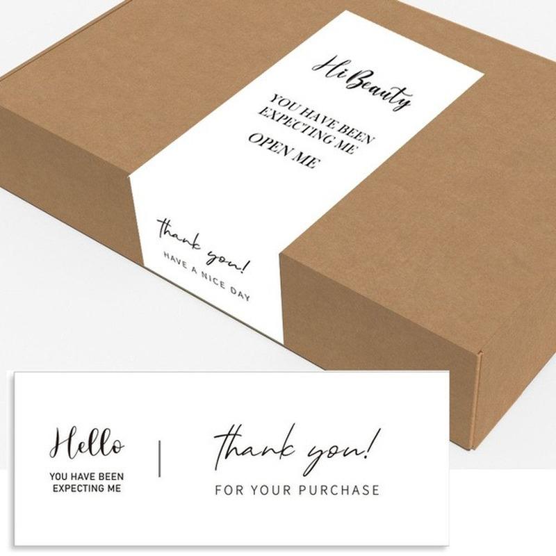 50 шт. декоративные наклейки с изображением благодарности, уплотнительные этикетки, уплотнительные наклейки для упаковки товаров для малого бизнеса, персонализированные упаковочные этикетки