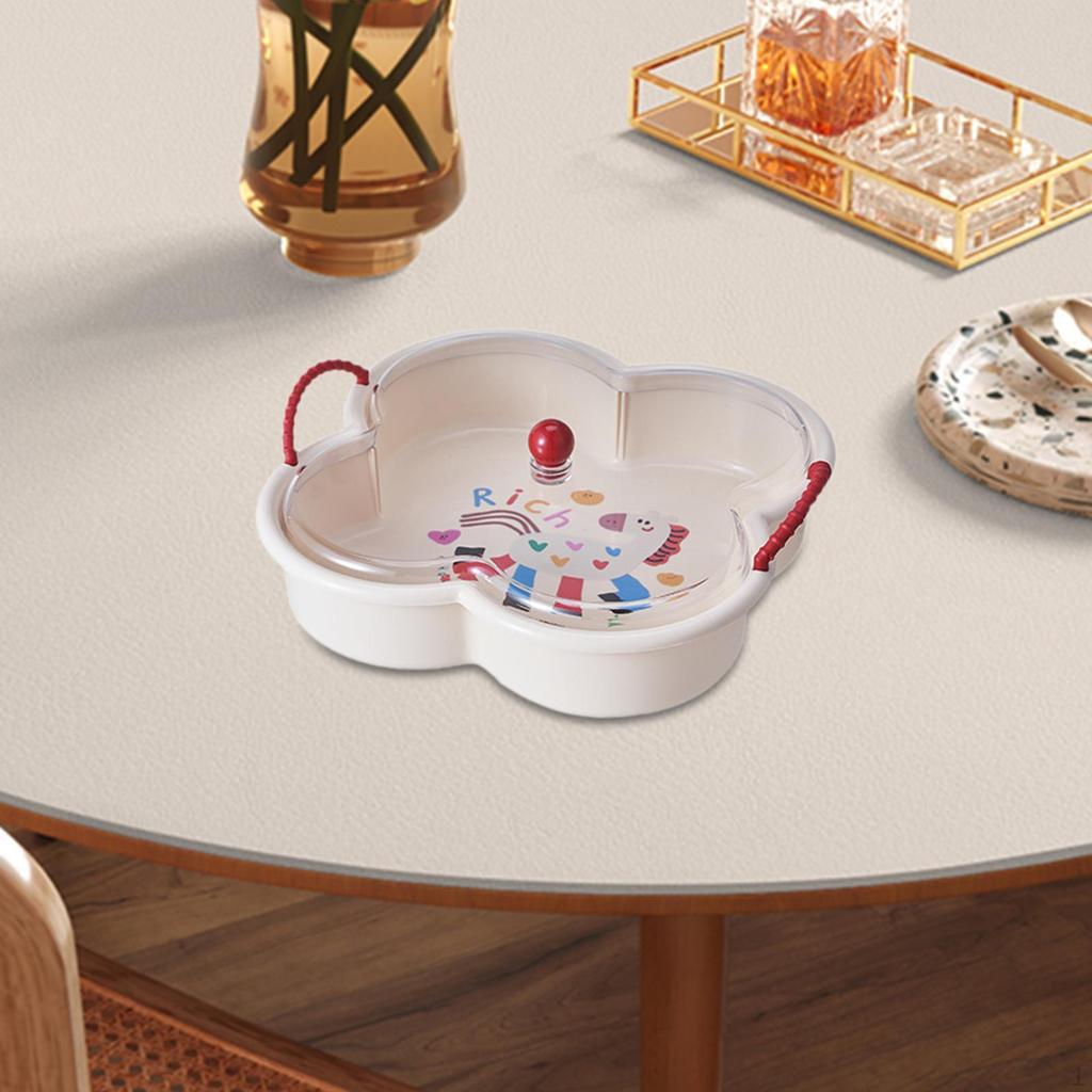 Divided Serving Tray Desserts Plate Snack Candy Dish Appetizer for