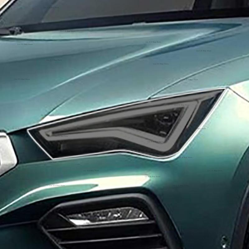 Для Seat Ateca -2025 Автомобильный Внешний Фонарь Фары Защита от Царапин Передний Фонарь Тонировка Пленка TPU Защитная Покрытие Ремонт Аксессуары