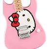 Limited Edition Hello Kitty Stratocaster with Gig Bag, Hello Kitty Graphic Pickguard, Maple Fretboard, Pink