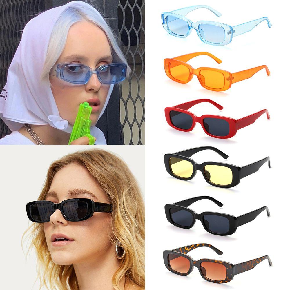 Retro Square Frame Small Rectangle Eyeglasses Women Sunglasses Eyewear Sun Glasses