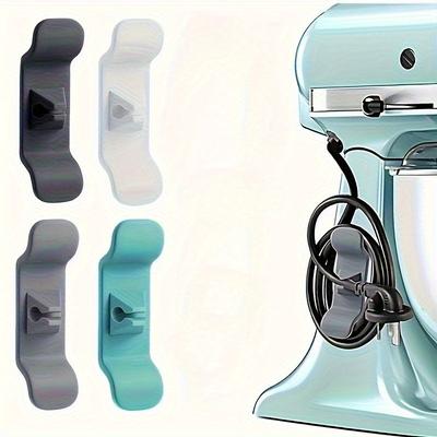 Пастельный органайзер для шнуров кухонной техники - Прочный держатель для кабелей из ТПР для блендеров, кофеварок, аэрофритюрниц. Поддерживайте вашу кухонную технику в чистоте