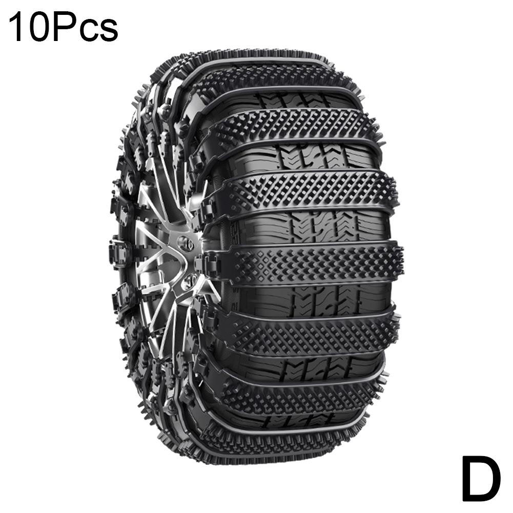 Горячая продажа автомобильных утолщенных резиновых цепей противоскольжения общего назначения для легковых автомобилей, зимних аварийных уплотнений общего назначения для седанов/внедорожников