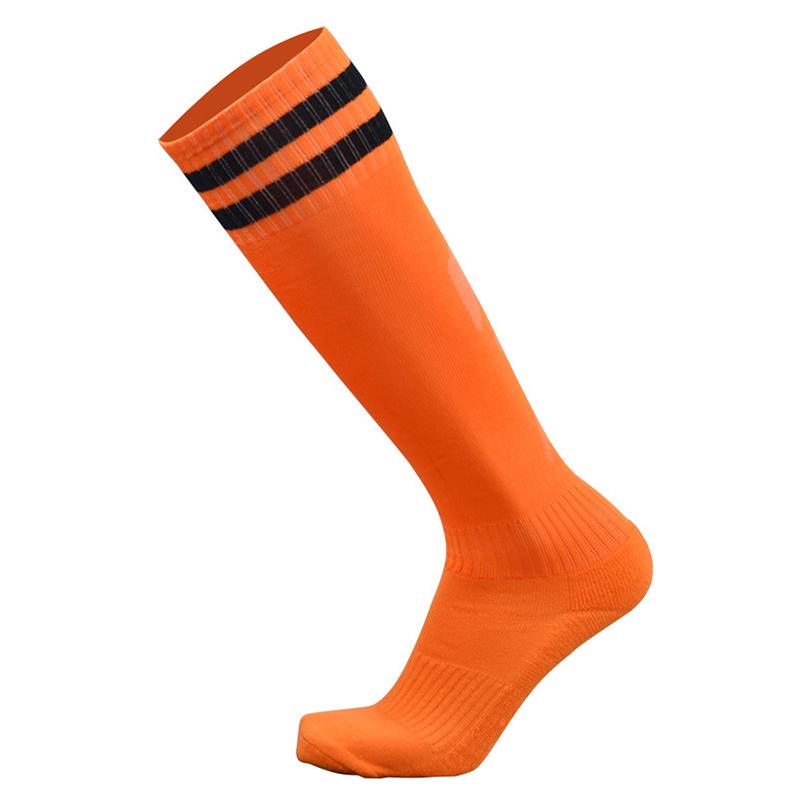 1-3/PCTowel Bottom футбольные носки длинные влагопоглощающие и противоскользящие спортивные носки полосатые детские футбольные носки длиной до колена