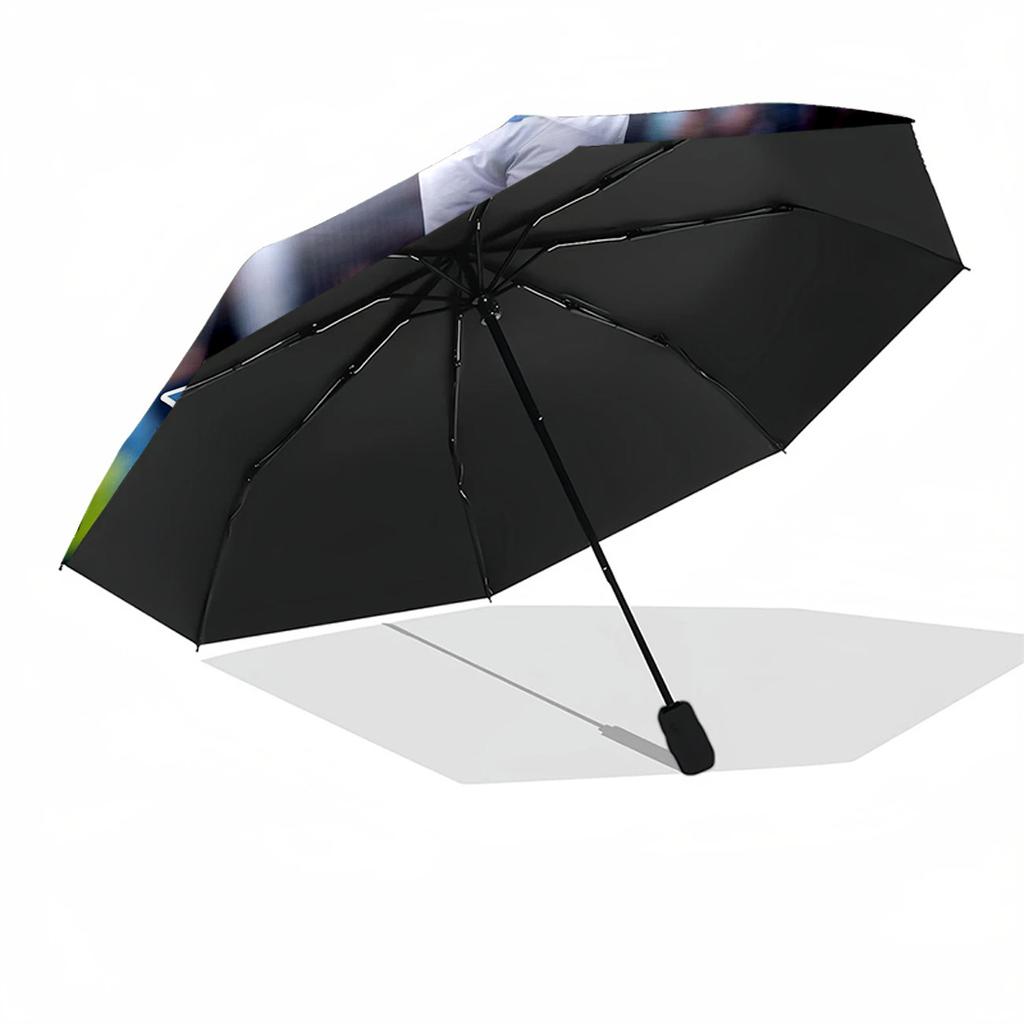 Haaland Customize Your Name Umbrella Automatic Umbrella Compact 8-Rib Lightweight Foldable Design All-Season Travel Outdoor Accessory