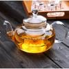Borosilicate Glass Herbal Teapot with Heater 1000 Ml
