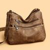 Сумка на одно плечо для мам, новый стиль, мягкая кожаная сумка для женщин среднего возраста, сумка через плечо, большая вместимость, сумка через плечо для женщин среднего и пожилого возраста