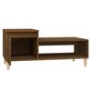  Coffee Table, Brown Oak100x50x45 Cm, Wood-based Material