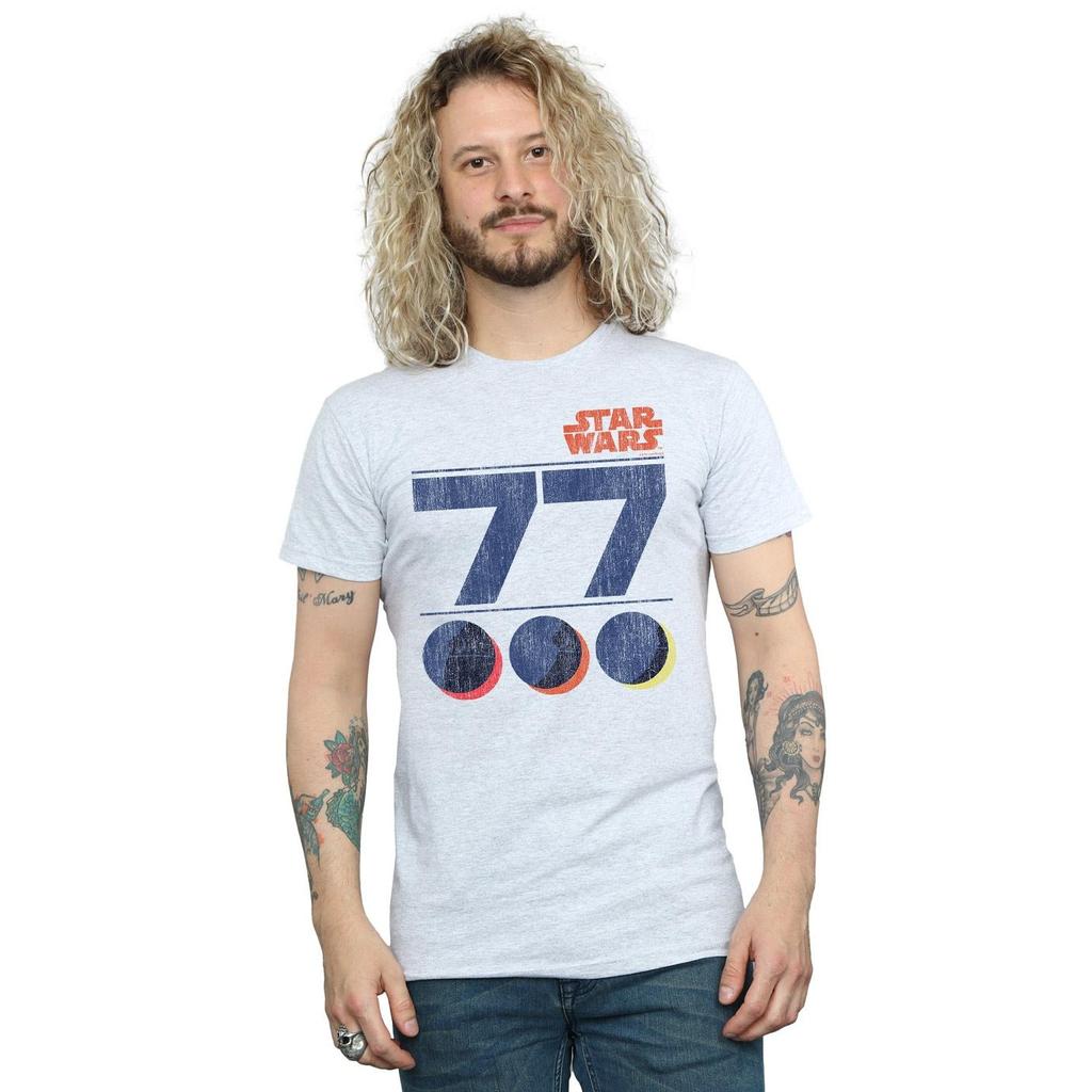 Star Wars Mens Retro 77 Death Star T-Shirt