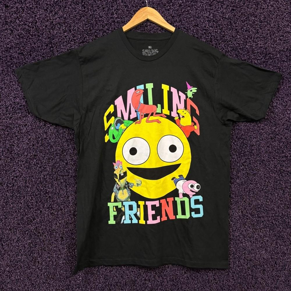 Adult Swim Smiling Friends TShirt Size Extra Large Unisex T-Shirt Graphic Tee