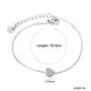 Light Luxury Zircon Bracelet Heart Oval Geometric Design Fashion Jewelry For Women