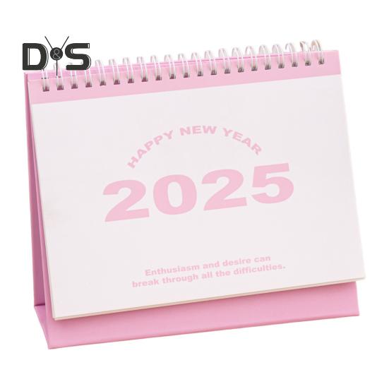 Маленький настольный календарь 2025 года, перекидной настольный календарь, ежемесячный планировщик, органайзер для управления временем для домашнего офиса и школы