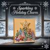 Creative Hobby Kits for Adults Christmas Faux Pearl Art Kit, DIY Santa Tree Painting Handmade Craft 3D Holiday Wall Decor Kit Adults, Gift Festive