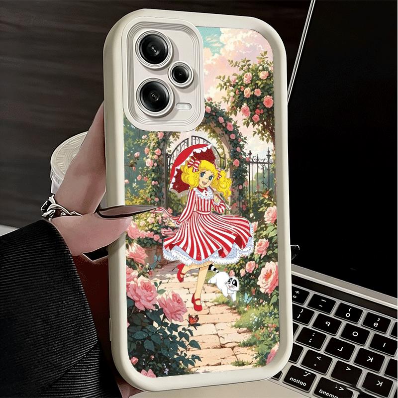 Мягкий чехол для телефона с рисунком из аниме Candy Candy для Xiaomi Poco X7 X6 X5 Pro X4 Gt X3 F7 Ultra M8 M7 Redmi 15C 15 14C 13 13C 12 12C 10 10C