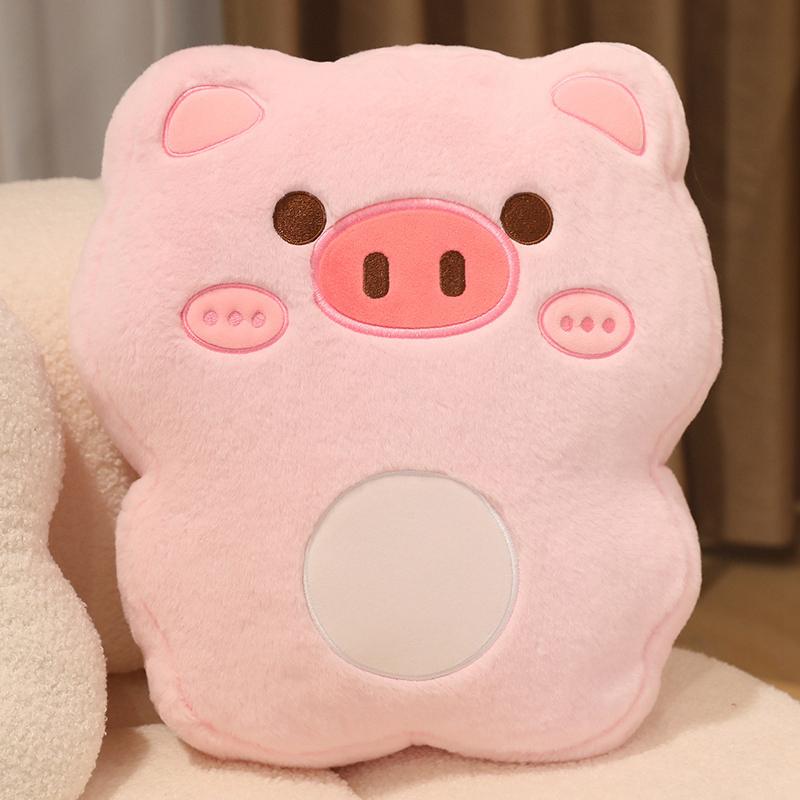 Мягкая подушка в виде милого животного, плюшевая капибара, собака, свинья, пингвин, плюшевая кавайная игрушка, милая плюшевая игрушка, кавайный милый подарок для детей