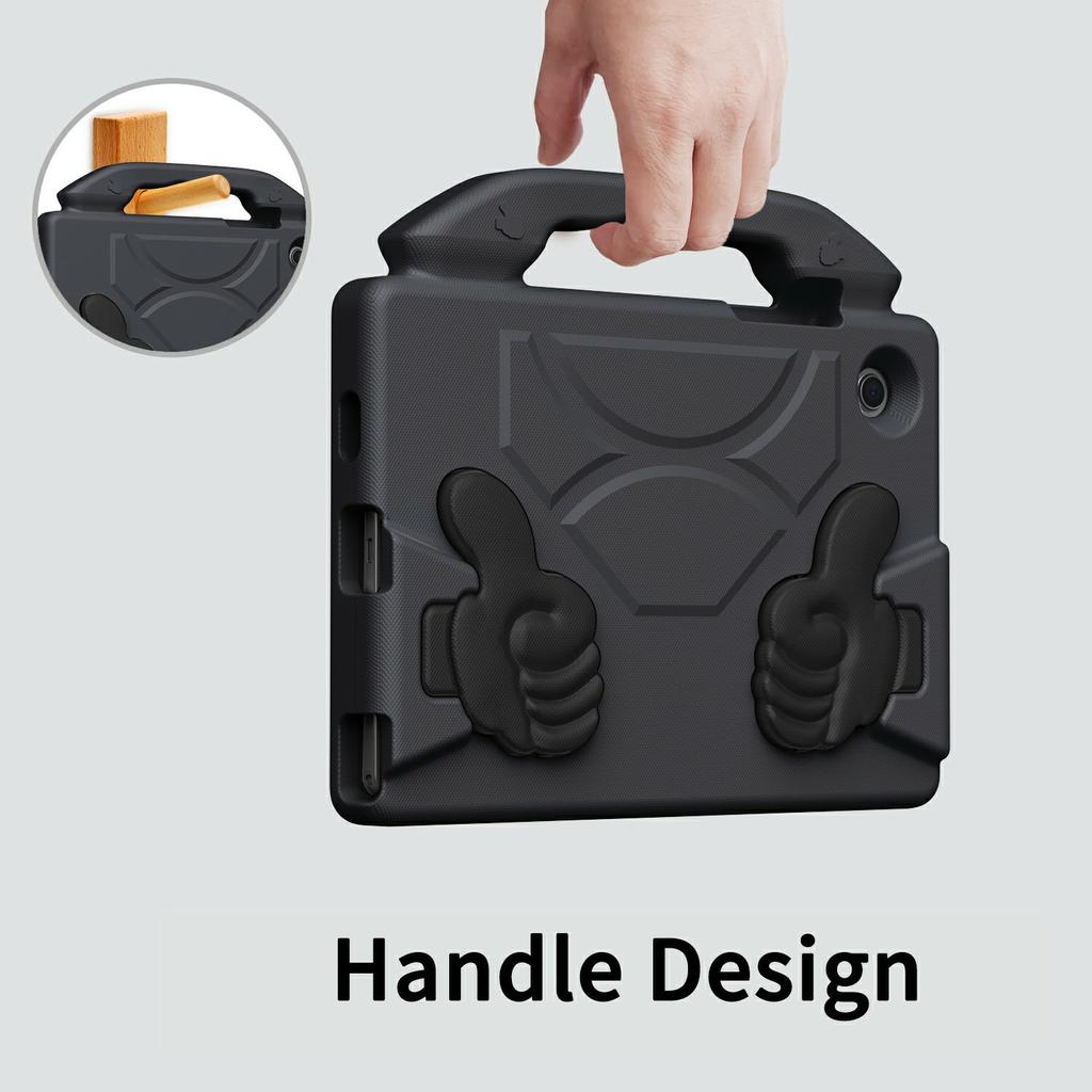 For Samsung Galaxy Tab A8 10.5 (2022)/(2021) Case Ultra-Soft EVA Thumb Kickstand Tablet Cover