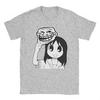 Аниме футболка Azumanga Daioh Винтажная стирка Эстетика Y2K Унисекс Оверсайз Короткий рукав Летняя Хлопок Ретро Уличная одежда Горячая Распродажа