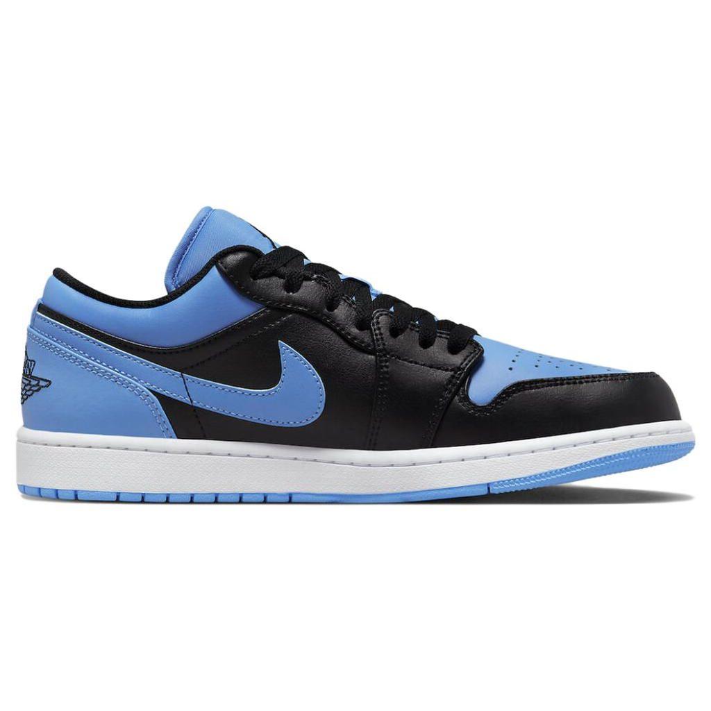 Мужские кроссовки Air Jordan 1 Low University Blue Black White 553558-041