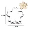 Cherry Blossoms Stainless Steel Cookie Cutter Biscuit Mold Reposteria Fondant Cake Decorating Tools Cupcake Topper