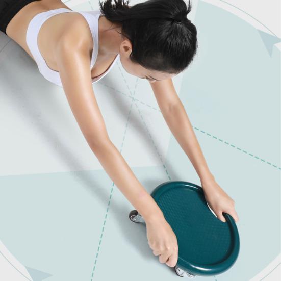 Роликовый тренажер для пресса с ковриком для коленей, вращающийся на 360 градусов, для мужчин и женщин, для тренировок на пресс, с 4 колесами, для домашнего спортзала, фитнеса