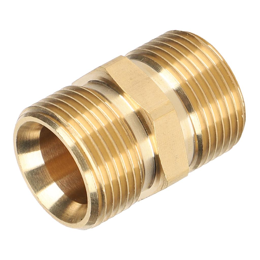 High Pressure Sprayer Adapter Brass M22 Metric Male Thread 14mm Hose Connector Coupler