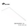 Bykski CB-PA90D-14 PC water cooling bending hard tube acrylic pre-bending  90 degree OD12/14/16mm 50*20cm transparent hard pipe