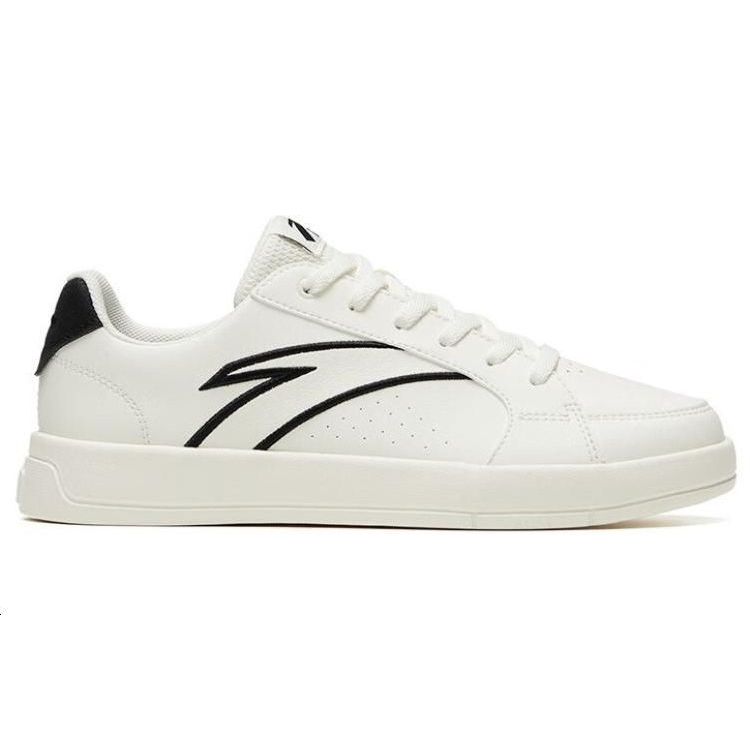 Anta Удобные Универсальные Нескользящие Амортизирующие Кроссовки с Низким Верхом Женские Кроссовки Белые Черные 122328012-1