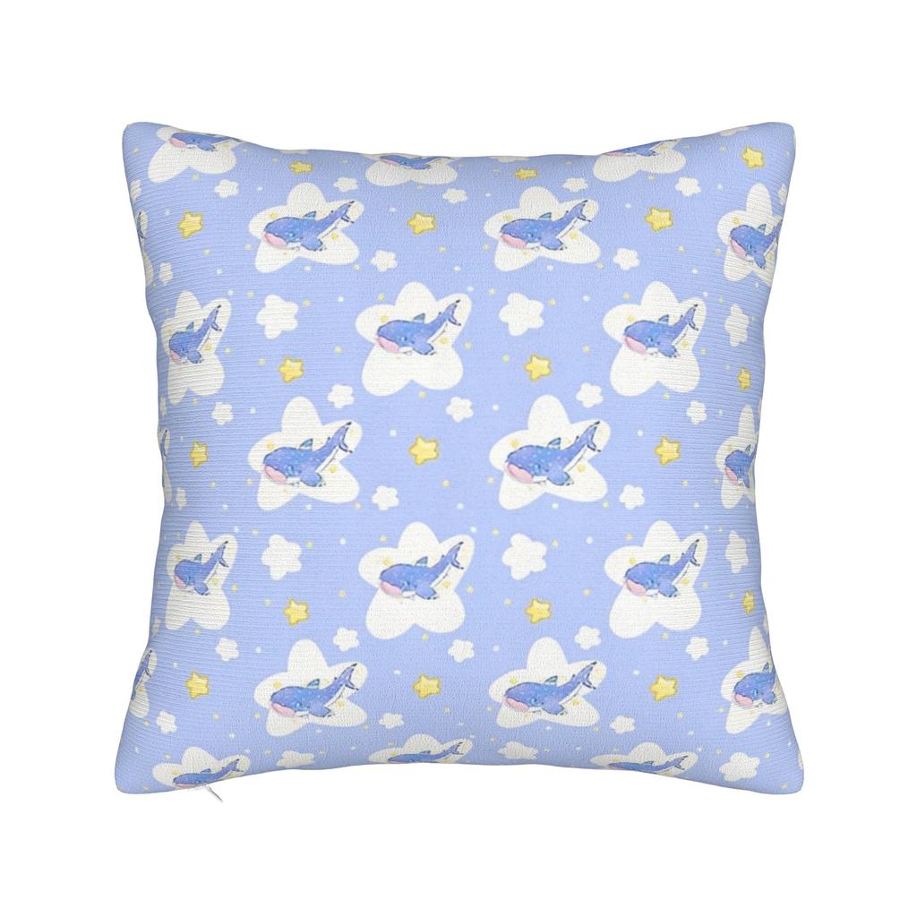 Голова молотка   Чехол для декоративной подушки Полиэстер Подушки для дивана Звездные китовые акулы Винтажный наволочка