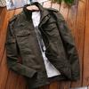 Autumn Multi-pocket Tooling Jacket Men's Middle-aged and Young Adult Large-size Casual Outdoor Military Jacket Thin
