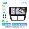 Автомагнитола Android 14 Мультимедийный плеер для Subaru Impreza GH GE 2007 - 2011 GPS Навигация WiFi QLED Сенсорный экран DSP Стерео 4G
