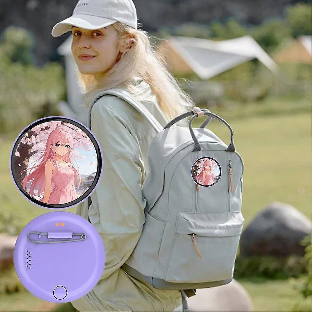 Electronic Display Badge Bluetooth Upload Video Image Touch Control