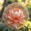 10 Inch Hanging Wind Spinner with 360 Rotating Hook Artistic Outdoor Wind Chime for Balcony Garden Decor Elegant Gift for Friends Family