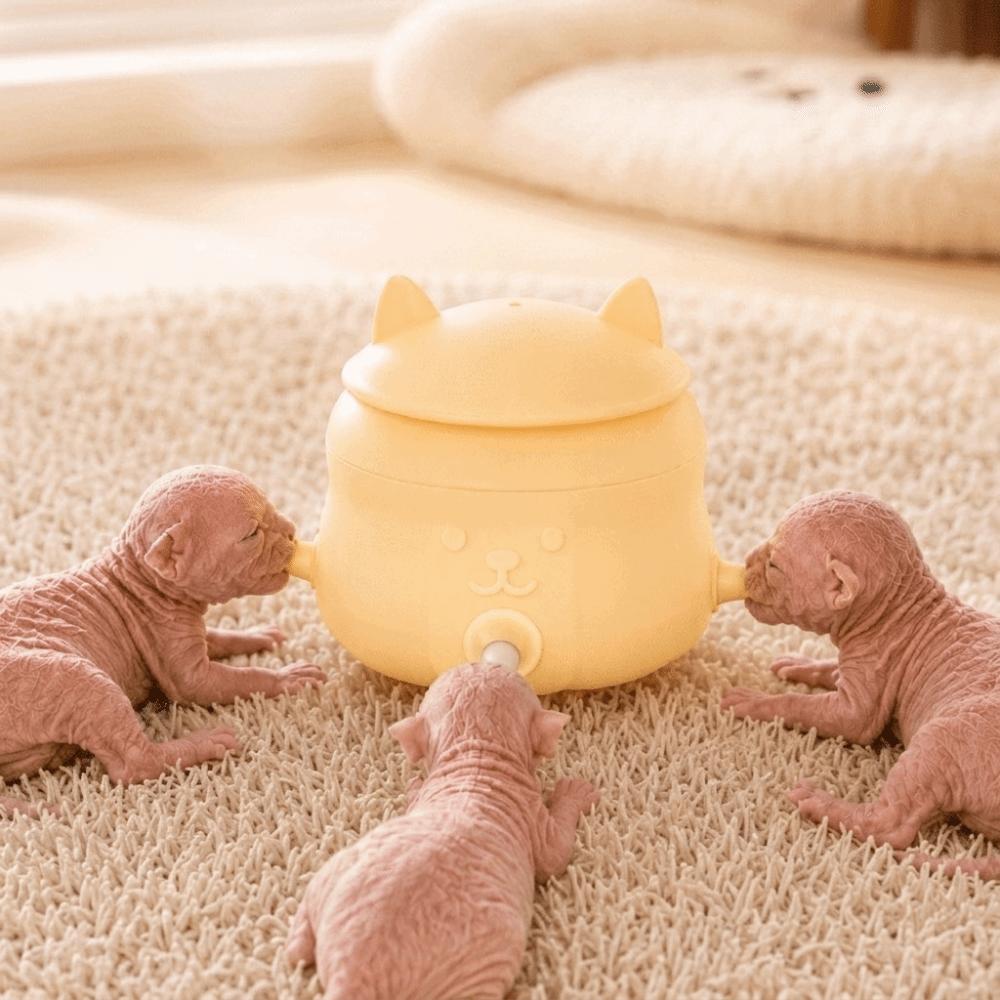 Anti-Slip Kitten Nipple Feeder Bionic Nipple Dog Drinking Bottle Animal Drinking Tool