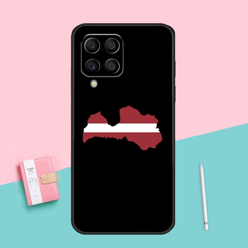 Флаг Латвии Для Samsung Galaxy M16 M31 M21 M33 M53 M13 M12 M32 M52 M11 M35 M55 M15 M14 M34 M54 M06 Чехол