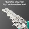 Multi-function Wire Stripper Heavy Duty Alloy Wire Stripping Pliers Crimper Cutter Ergonomic Handle Portable Electricians Cable Cutting Pliers
