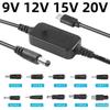 1 Комплект Кабель Type C Power Boost для Wi-Fi роутера, мини-вентилятора, DC 5-20V 65W, повышающий преобразователь с 8/10 адаптерами, кабель Type C на DC Boost