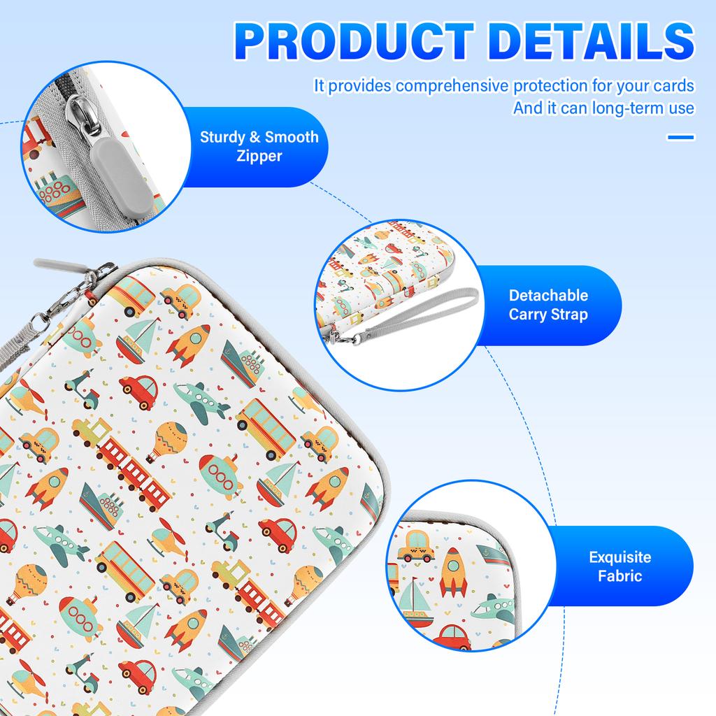 Визитница на 80 карманов с молнией, большая вместимость, противокражная, сумка для кредитных карт, паспорта, кошелек для удостоверения личности, паспорта