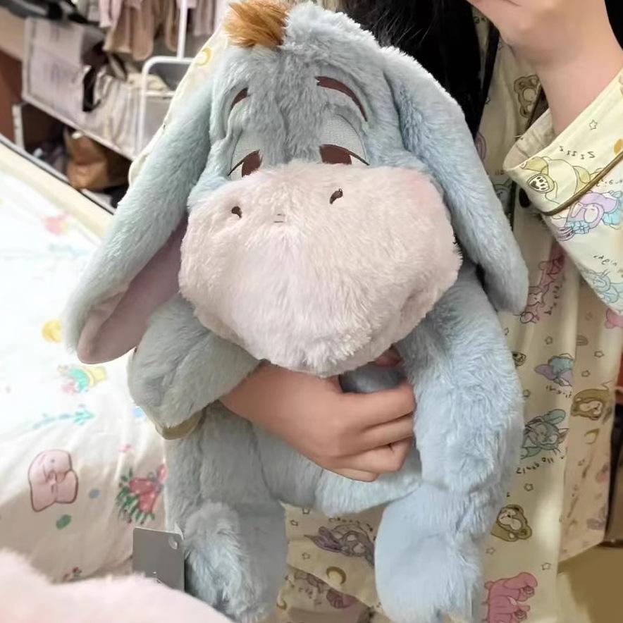 30cm Big Ears Donkey Plush Toy Cartoon Anime Donkey Plush Doll Sleeping Pillow Giving Girlfriend Birthday Gift