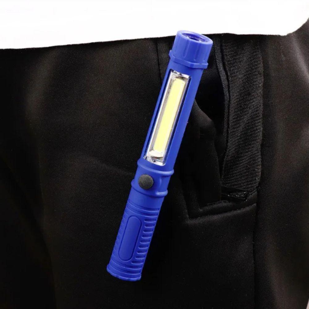 Waterproof COB LED Flashlight Multifunctional Inspection Flashlight Security Mini Pen Light Bike