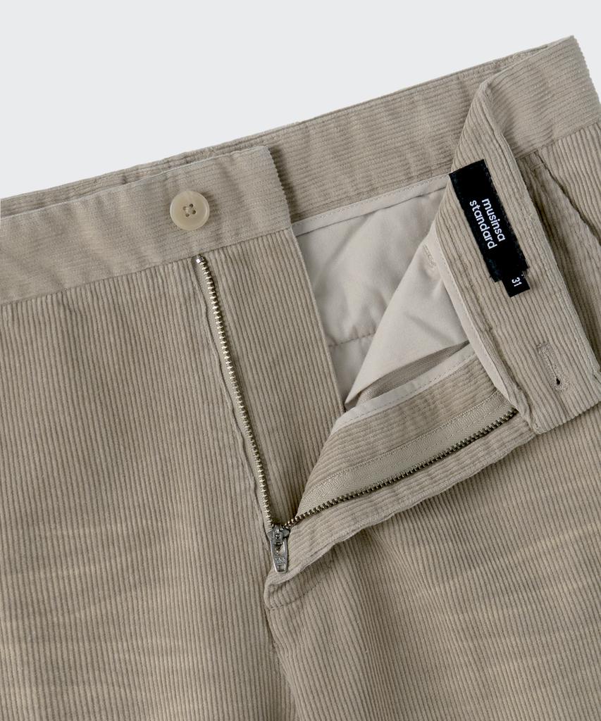MUSINSA STANDARD Big Brush 11W Corduroy Flare Pants [Light Beige]