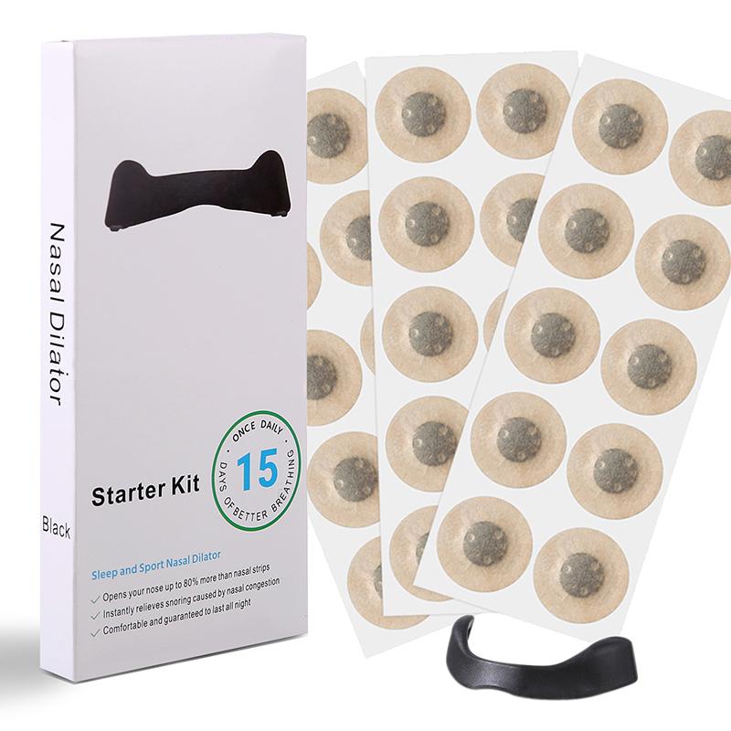 Носовые дыхательные дилататоры Магнитный стартовый набор Остановите храп Назальные полоски Увеличьте поступление воздуха Улучшите качество сна Уменьшите храп