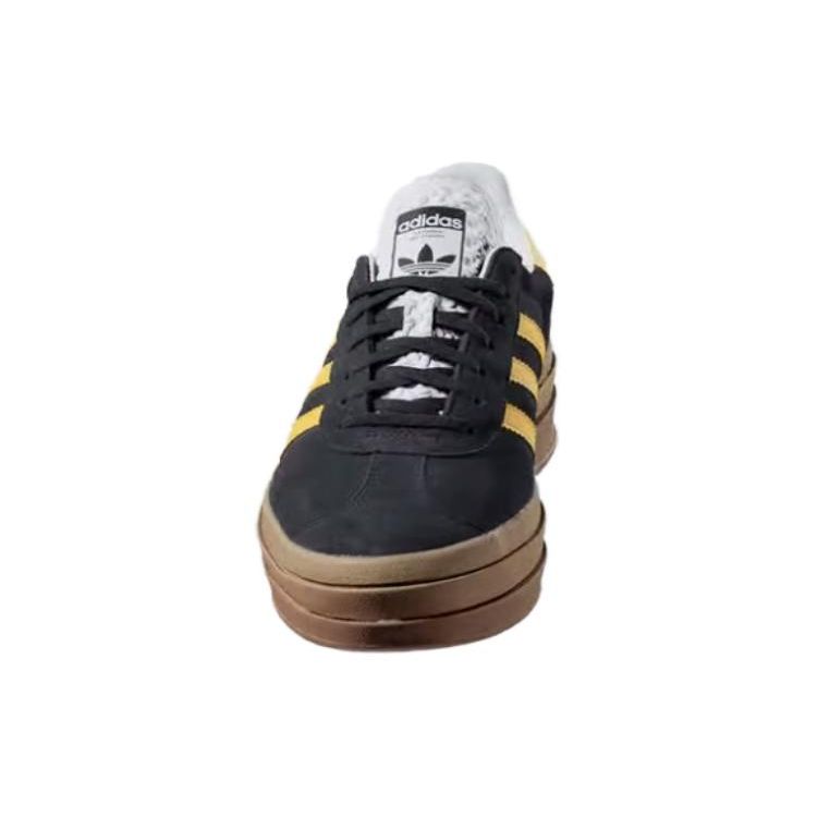 adidas Gazelle Bold Black Bold Gold Женские кроссовки Core-Black Cloud-White IE0422