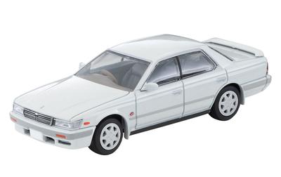 Tomica Limited Vintage Neo Масштаб 1:64 LV-N259a Nissan Laurel 2500 Twin Cam 24V Medalist V Белый Модель 1992 года (Готовая модель) 316879