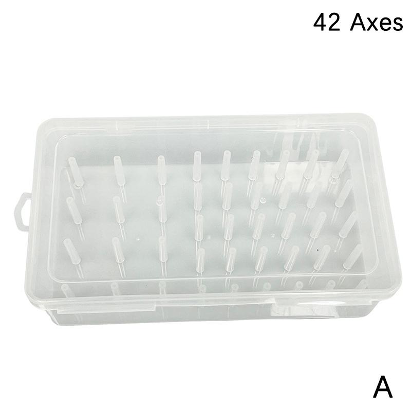 Ящик для хранения швейных ниток 24/42 катушки Органайзер для шпуль Контейнер для хранения Стеллаж для показа катушек для рукоделия