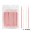 100Pcs Disposable Microbrush Eyelashes Extension Individual Lash Removing Swab Micro Brush For Eyelash Extension Tools