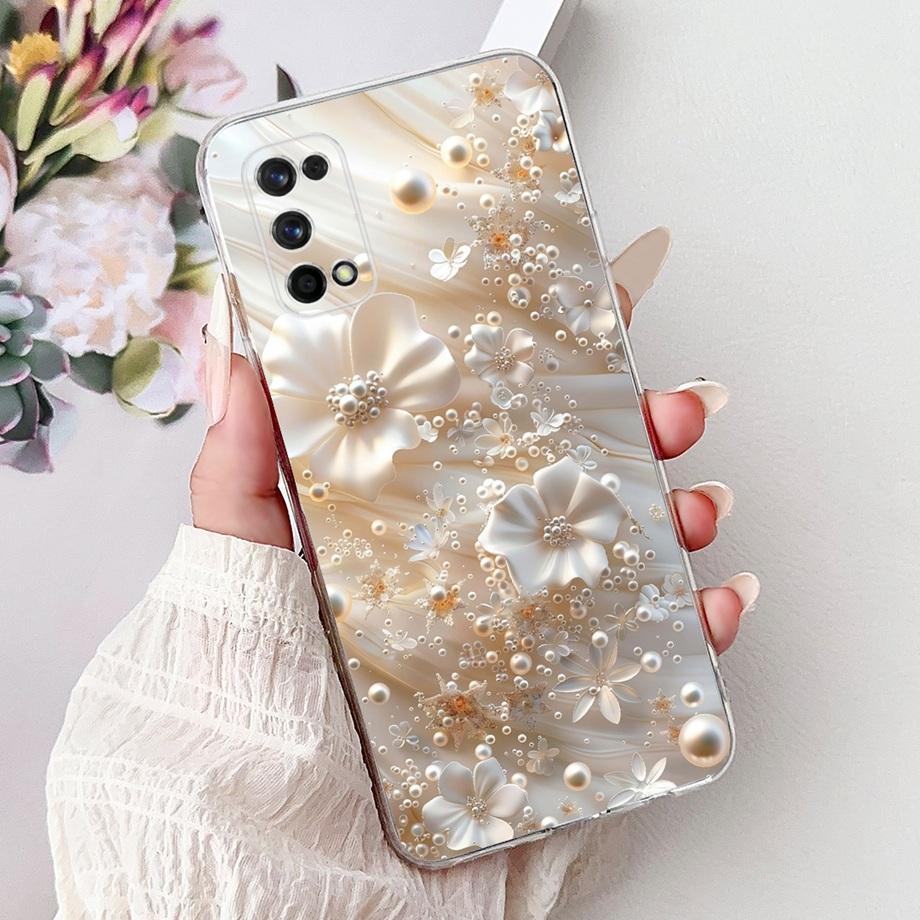 Чехол для Realme 7 Pro RMX2170 Роскошный Модный Расписной Чехол Мягкий Силиконовый Чехол для Телефона Для Realme 7 5G RMX2111 Realme7 Pro 4G Оболочка